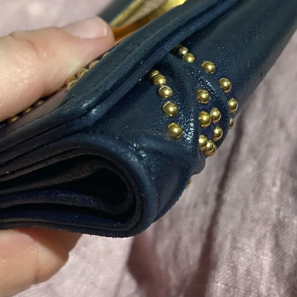 Dior Diorama élancée blue wallet lambskin wallet
